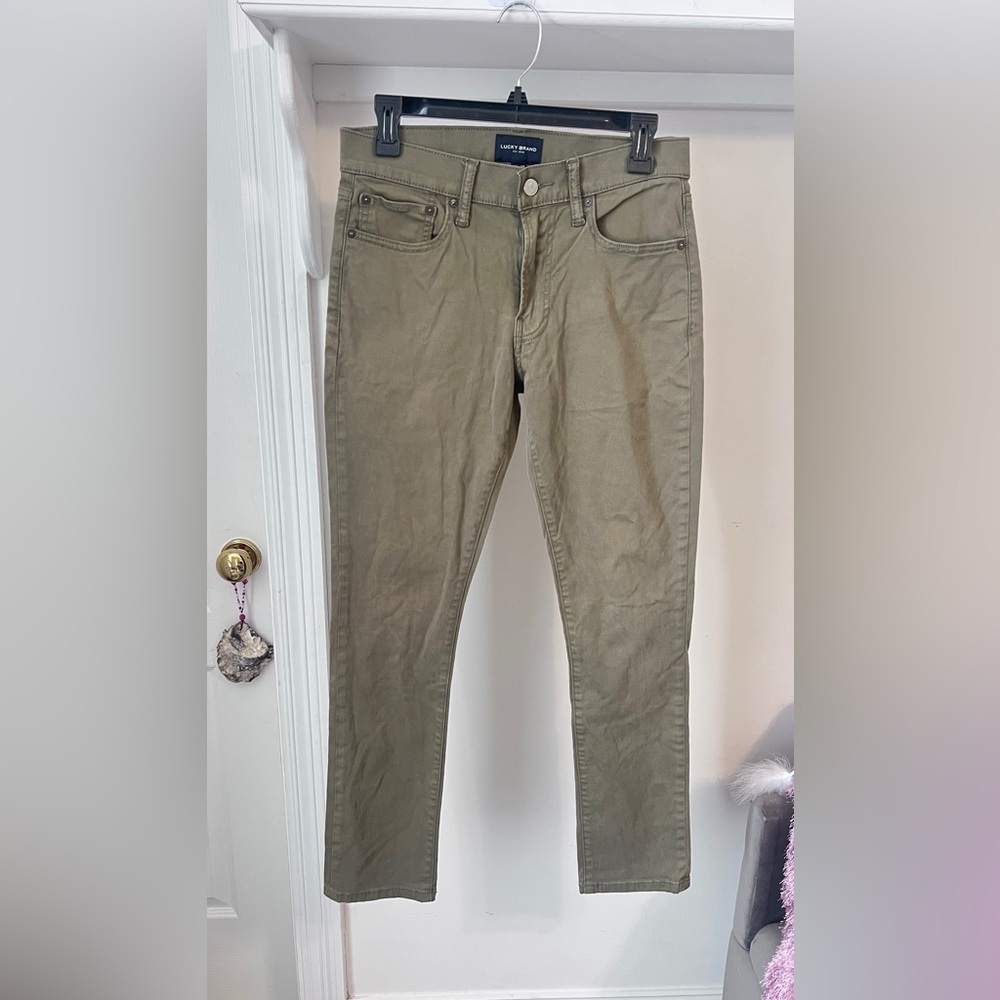 FINAL PRICE Men’s Lucky Brand Green Skinny Jeans